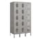 Salsbury Industries 5 Tier Box Vented Locker, 36"Wx66"Hx18"D, 15 Door, Gray, Unassembled 75358GY-U - alternate 1